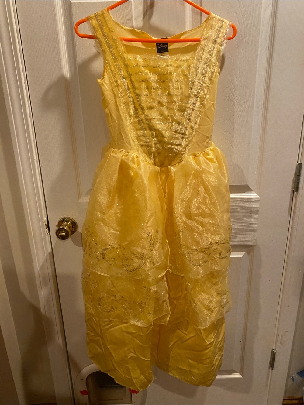 Disney Yellow Sparkle Princess Gown for Girls